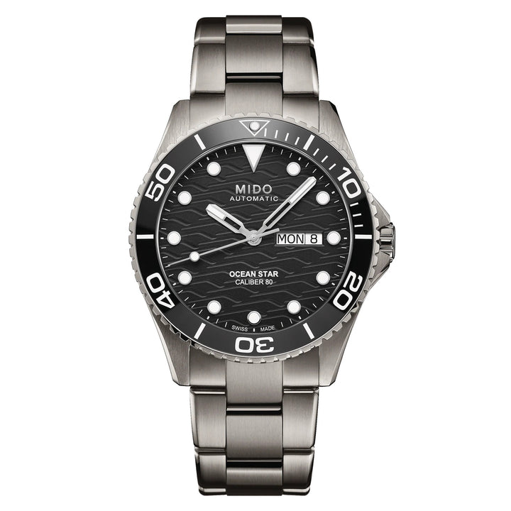 Mido часы Ocean Star 200C Титан 42.5mm черный автоматический титан M042.430.44.051.00