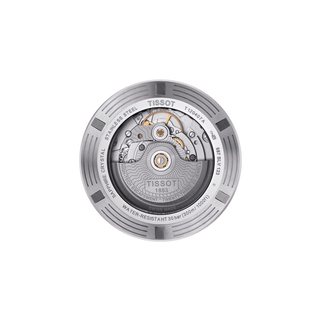 Часы Tissot Seastar 1000 Powermatic 80 43mm синий автоматическим стальным T120.407.17.041.00