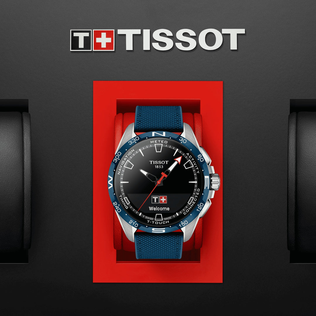 Tissot смарт-часы T-Touch Connect солнечный синий T121.420.47.051.06