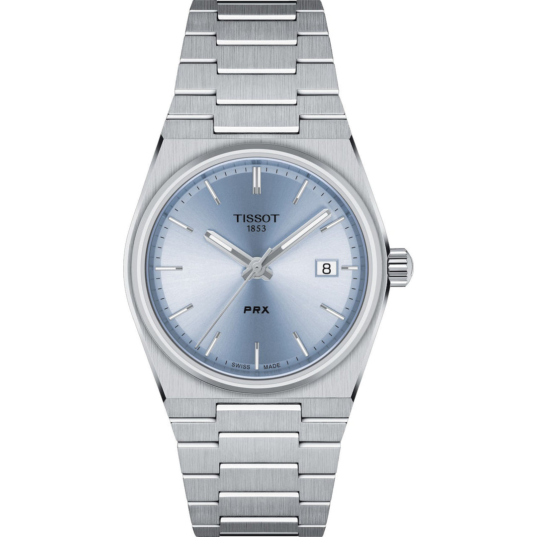 Часы Tissot PRX 35mm синий кварцевый стальной T137.210.11.351.00