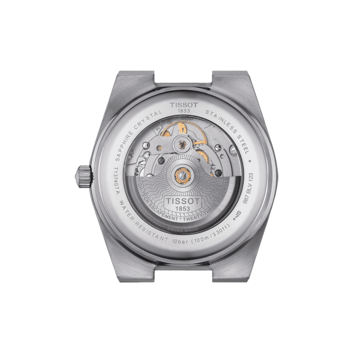 Часы Tissot PRX Powermatic 80 39,5 мм черный автоматический сталь T137.407.16.051.00