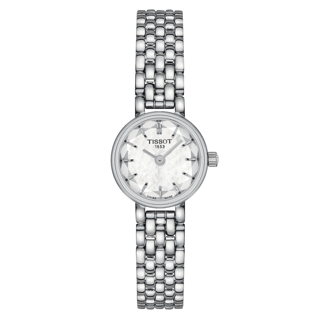 Tissssot watch Lovely Round 19.5mm mother of pearl quartz steel T140.009.11.11.1110.00