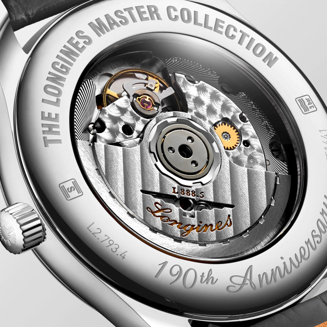Часы Longines Master Collection 190th Anniversary 40mm Серебро Автоматическая сталь L2.793.4.73.2