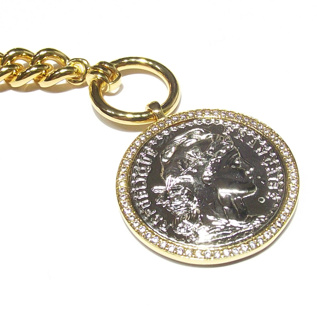 Sovereigne Chain Bracelet Stgong Fashion Mood Collection Bronze Bronze PVD желтый золото J6190