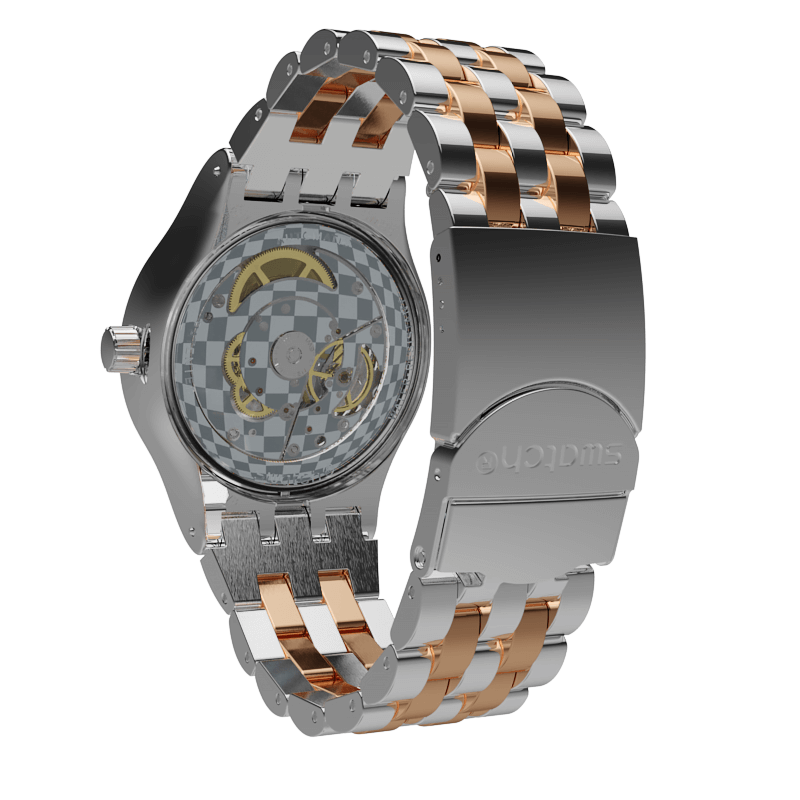 Наручные часы Swatch Sistem TUX Originals Irony Sistem 51 42mm YIS405G
