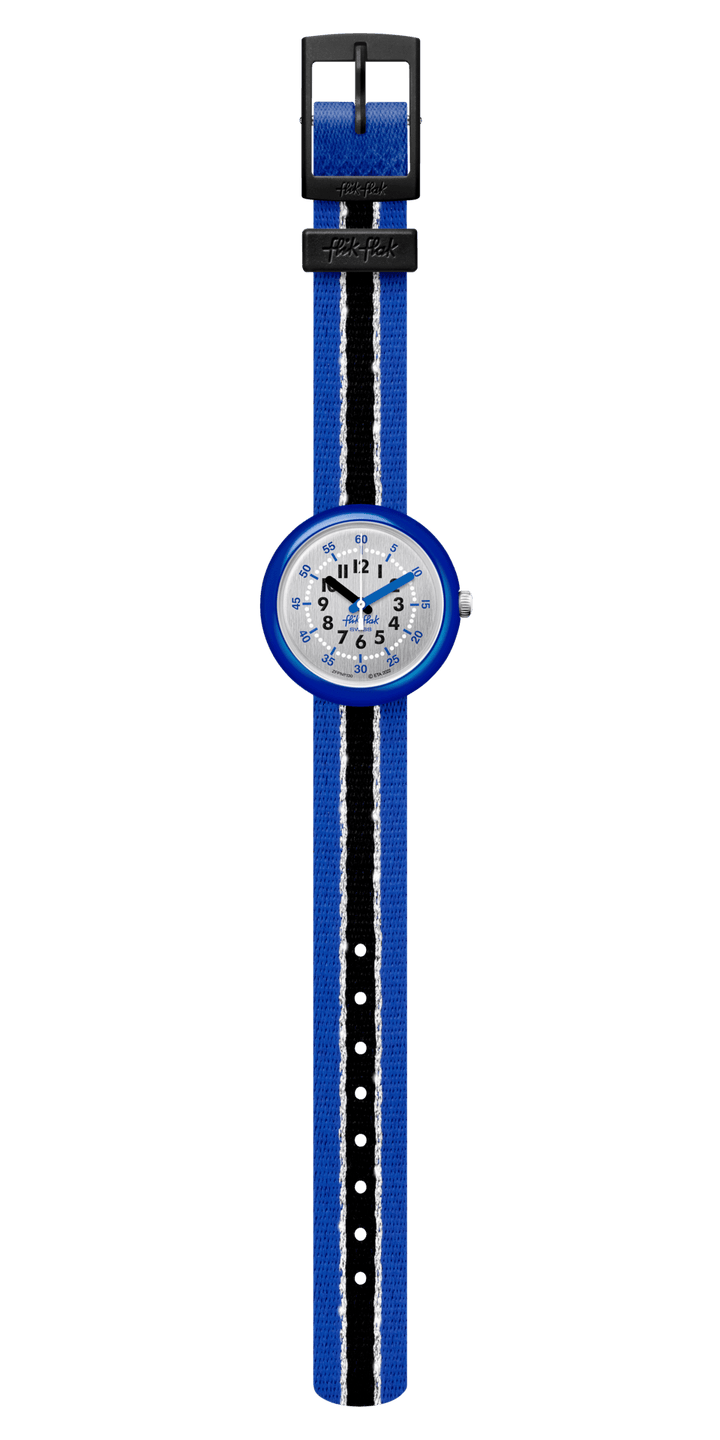 Flik Flak часы SHINE в серебре Бледно-синий 32mm FPNP130