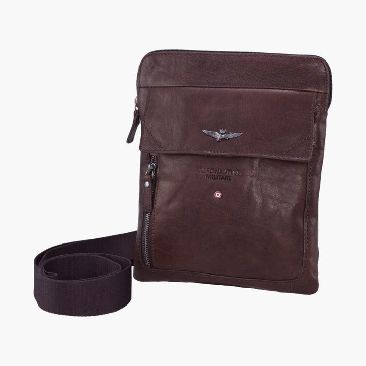 Aeronautica Militare Tracolla porta tablet in pelle Vintage AM302-MO - Capodagli 1937