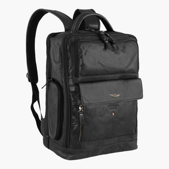 Aeronautica Military рюкзак Винтажный кожаный рюкзак AM305-NE