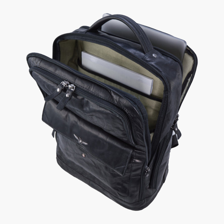 Aeronautica Military рюкзак Винтажный кожаный рюкзак AM305-MO