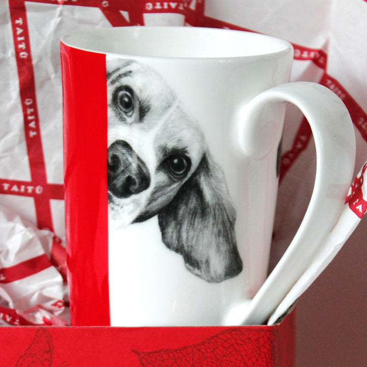 Tait ⁇  mug Dogs Best Friends коллекция фарфоровая тонкая костная кита 14-1-4 DOGS