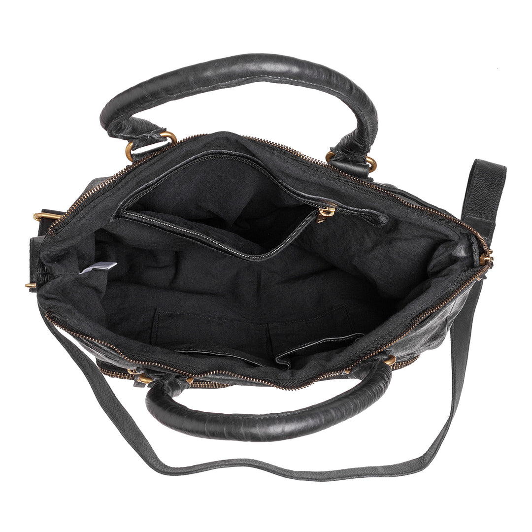DuDu Ручная сумка для женщин Vintage Сумки из натуральной кожи с несколькими карманами с молнией и ручками