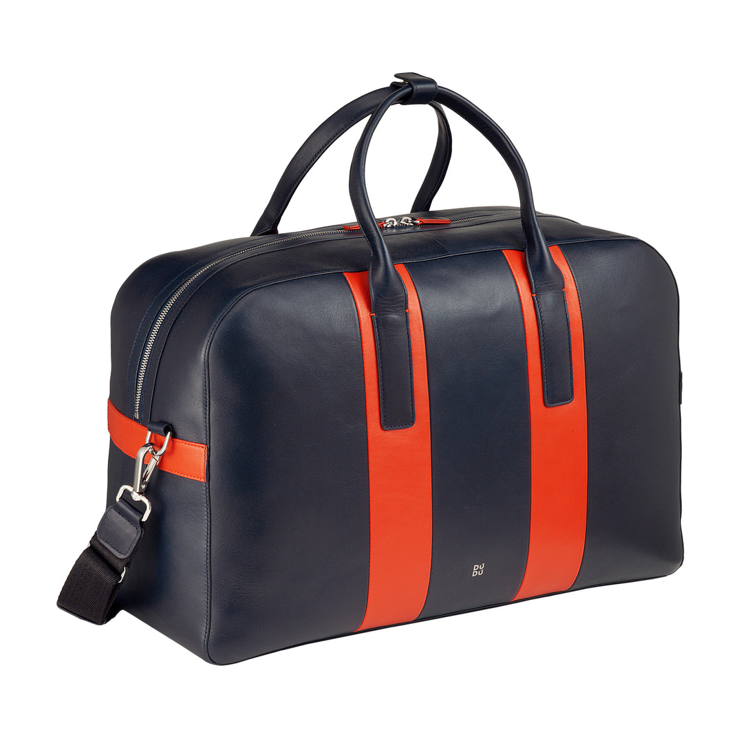DuDu Дорожная сумка из кожи для плеча, Сумка для выходных для мужского тренажерного зала Women's 32L Great, Weekender Travel Bag 49cm