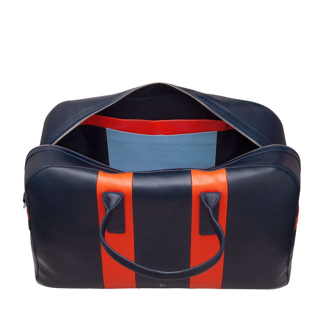 DuDu Дорожная сумка из кожи для плеча, Сумка для выходных для мужского тренажерного зала Women's 32L Great, Weekender Travel Bag 49cm