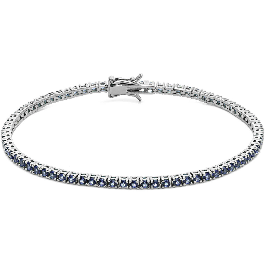 Comets tennis bracelet 925 silver blue zircons UBR 995 M18