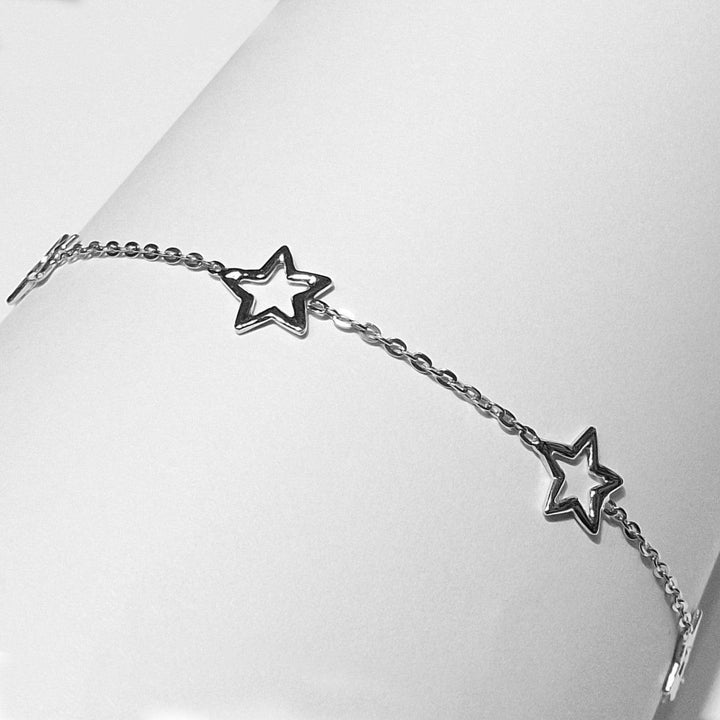 Capodagli bracciale 5 Stelle a filo argento 925 CPD-BRA-ARG-0002-B - Capodagli 1937