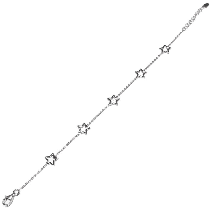 Capodagli bracciale 5 Stelle a filo argento 925 CPD-BRA-ARG-0002-B - Capodagli 1937