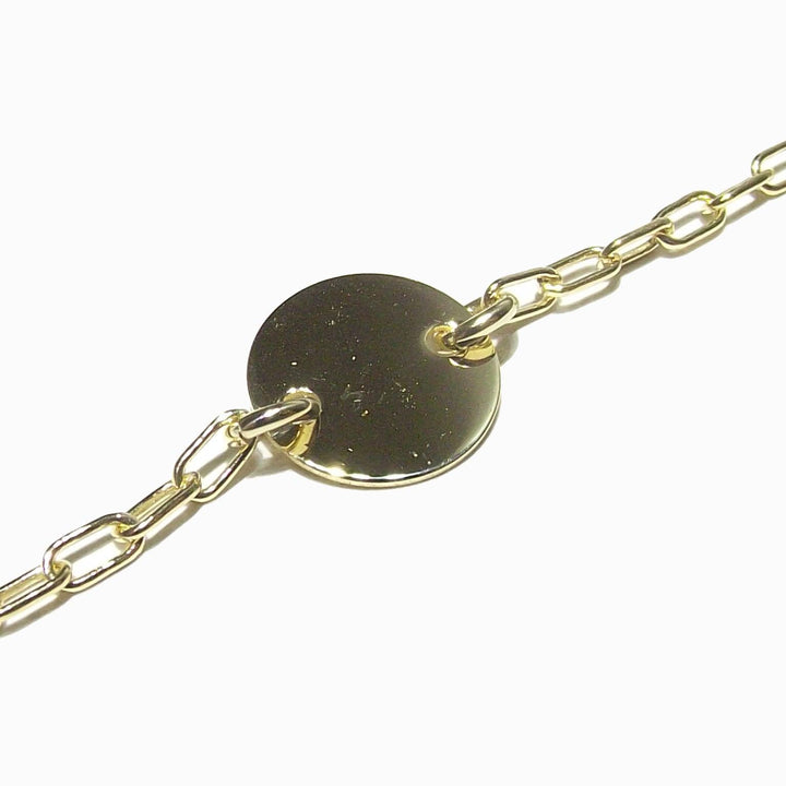 Capodagli collana I-Tag Elementi argento 925 finitura PVD oro giallo CPD-COL-ARG-0001-G - Capodagli 1937