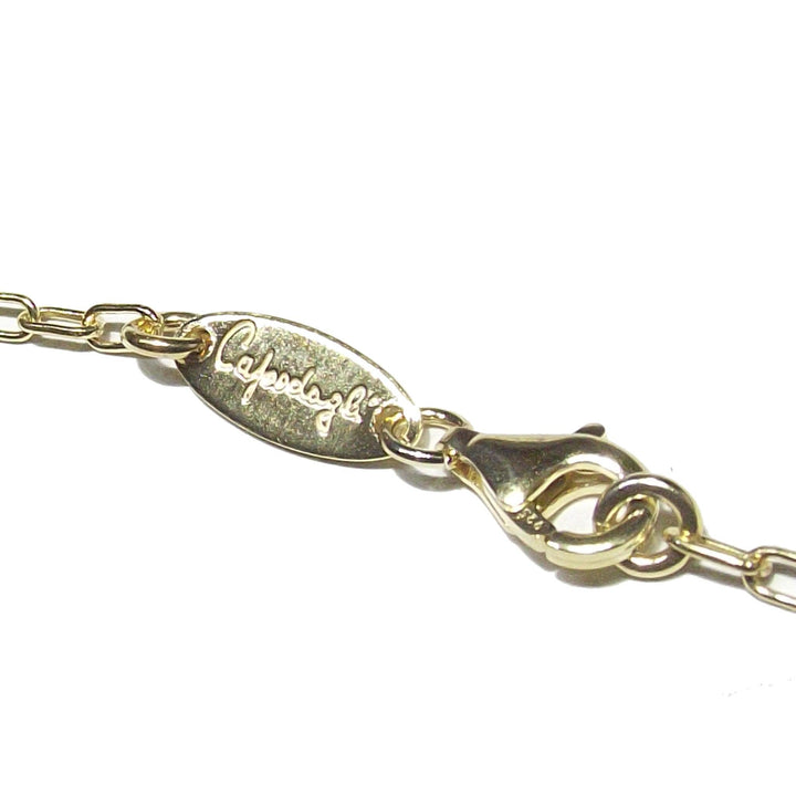 Capodagli collana I-Tag Elementi argento 925 finitura PVD oro giallo CPD-COL-ARG-0001-G - Capodagli 1937
