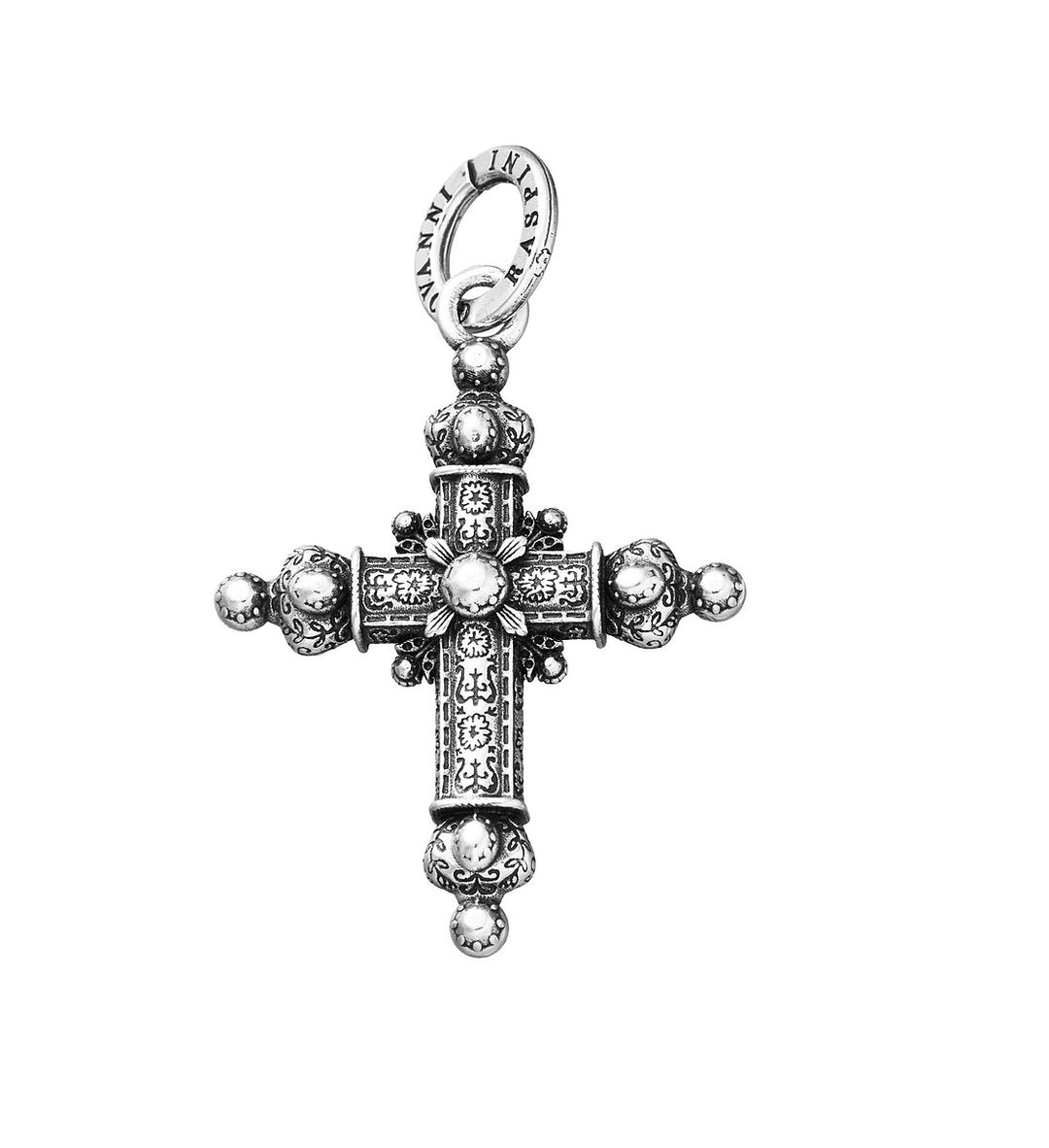 Giovanni Raspini шарм Кулон крест в стиле барокко стерлингового серебра 925 11294