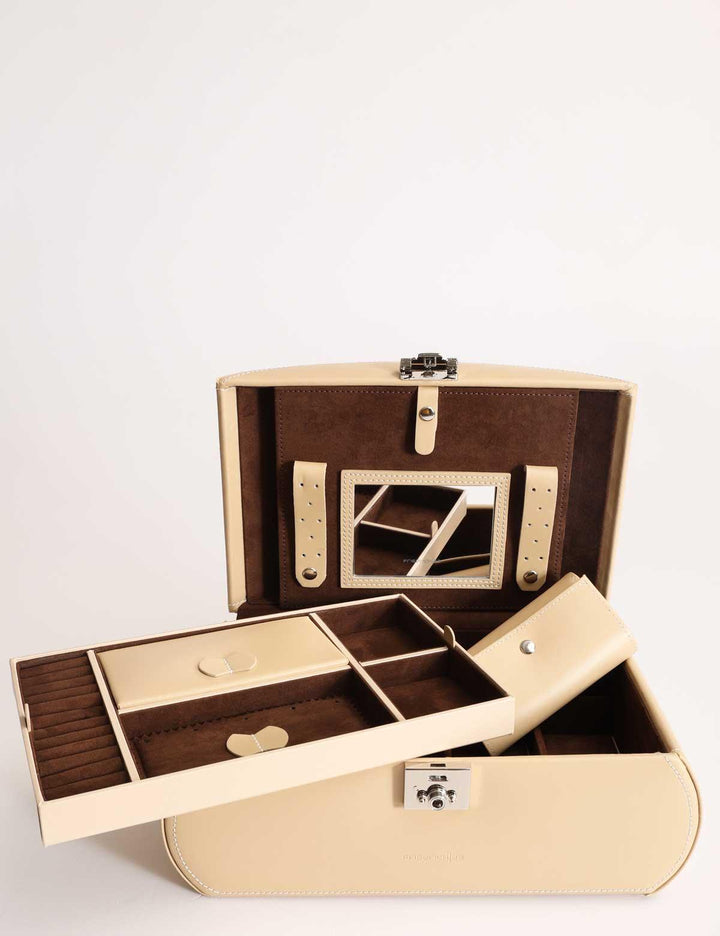 Cofanetto porta gioielli Friedrich23 Cordoba piatto Beige 26480-8 - Capodagli 1937