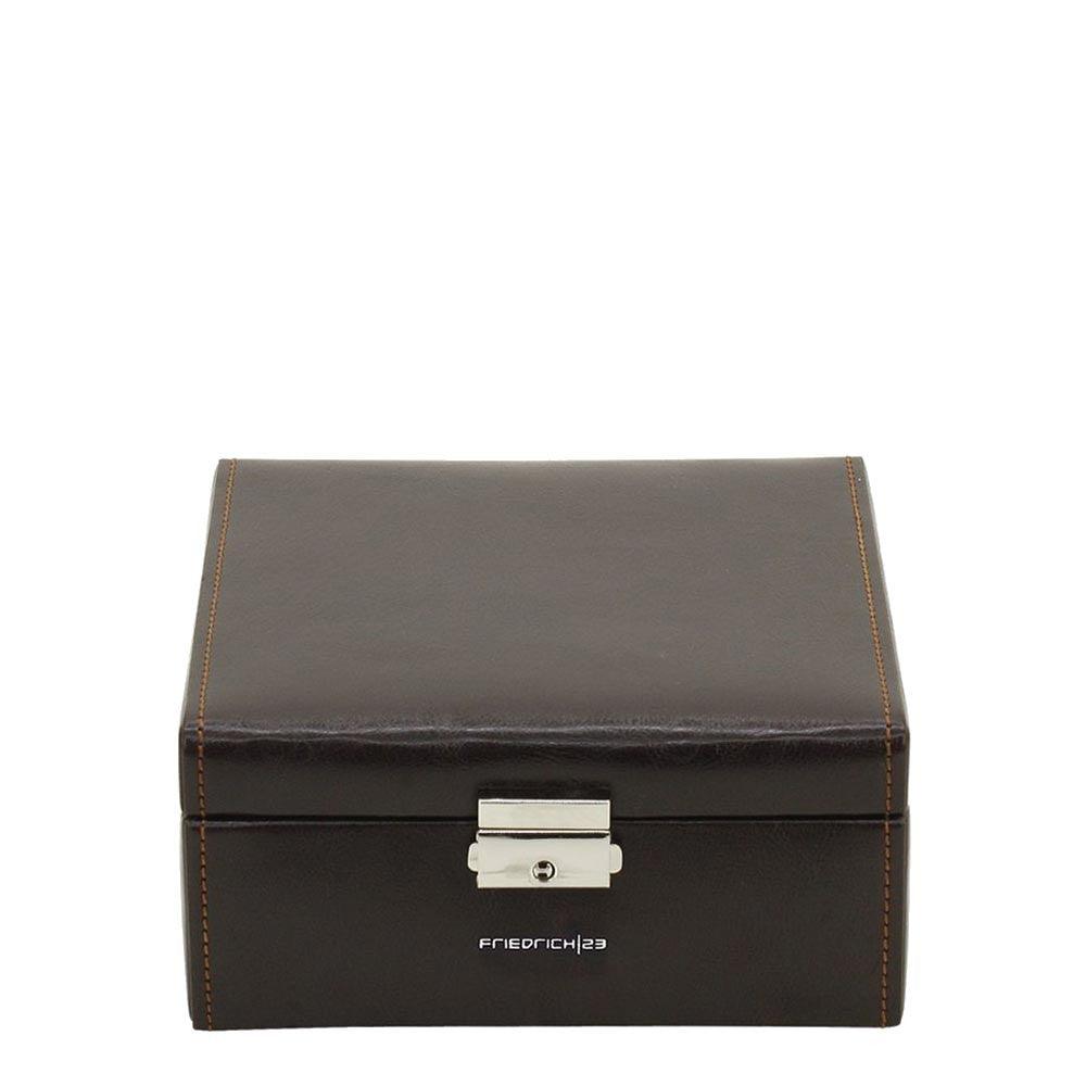 Cofanetto porta orologi Friedrich23 6 posti Testa di moro 20069-3 - Capodagli 1937