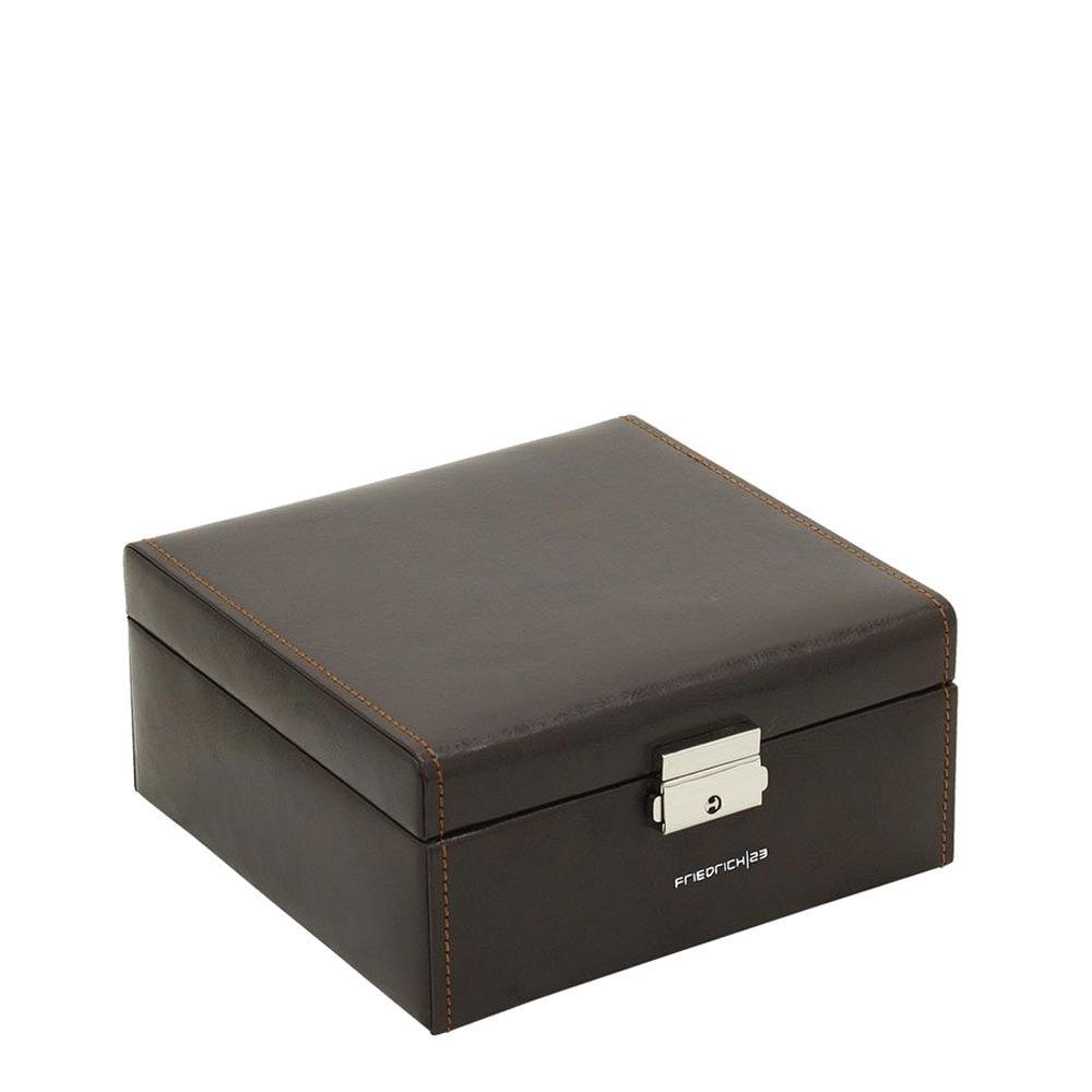 Cofanetto porta orologi Friedrich23 6 posti Testa di moro 20069-3 - Capodagli 1937