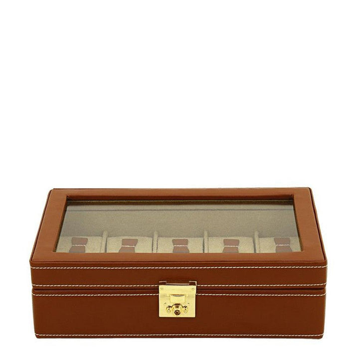 Cofanetto porta orologi Friedrich23 Cordoba 10 posti Brown 26215-3 - Capodagli 1937