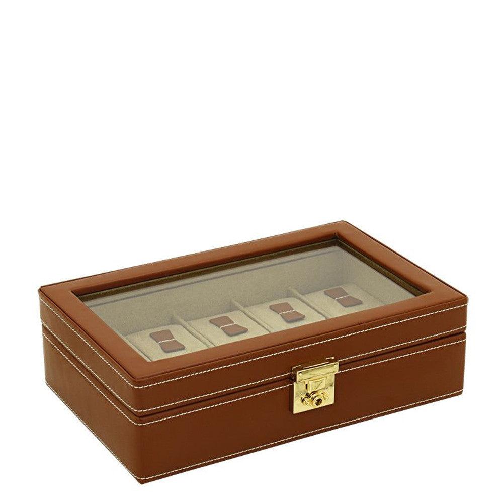 Cofanetto porta orologi Friedrich23 Cordoba 10 posti Brown 26215-3 - Capodagli 1937