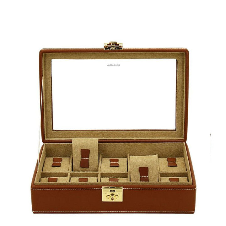 Cofanetto porta orologi Friedrich23 Cordoba 10 posti Brown 26215-3 - Capodagli 1937