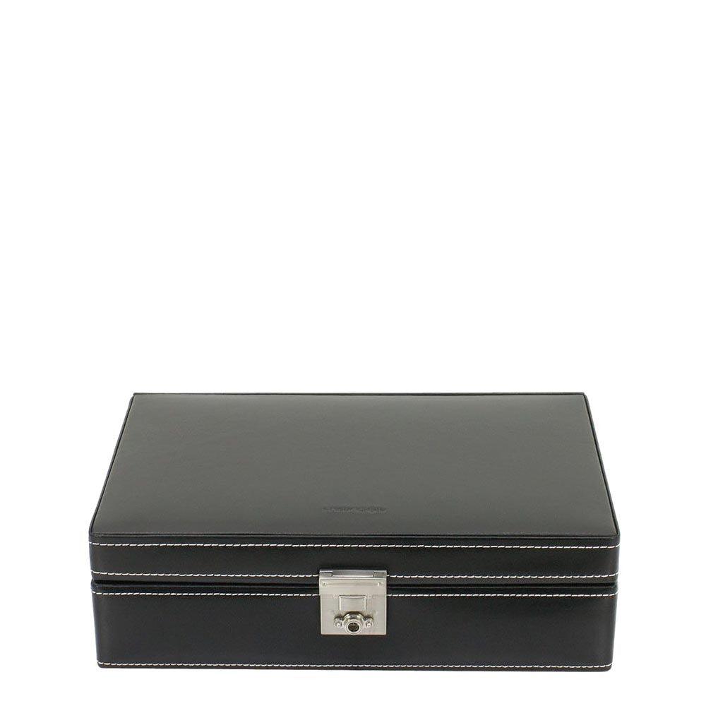 Cofanetto porta orologi Friedrich23 organizzata 10 posti Nero 26120-2 - Capodagli 1937