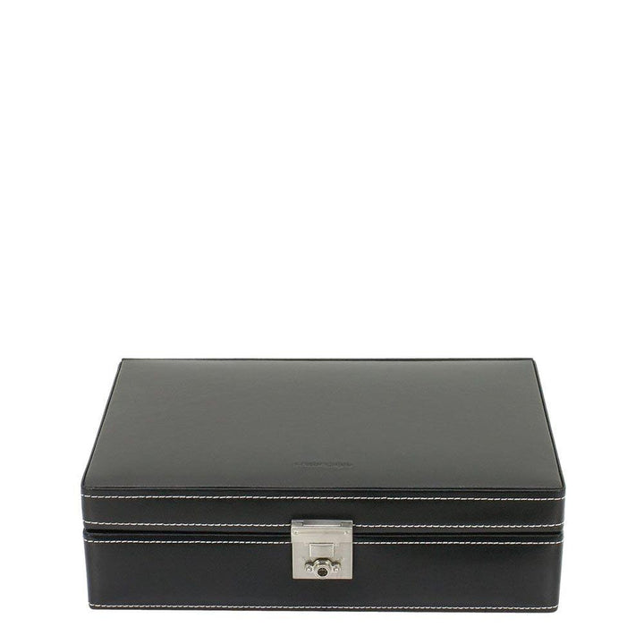 Cofanetto porta orologi Friedrich23 organizzata 10 posti Nero 26120-2 - Capodagli 1937