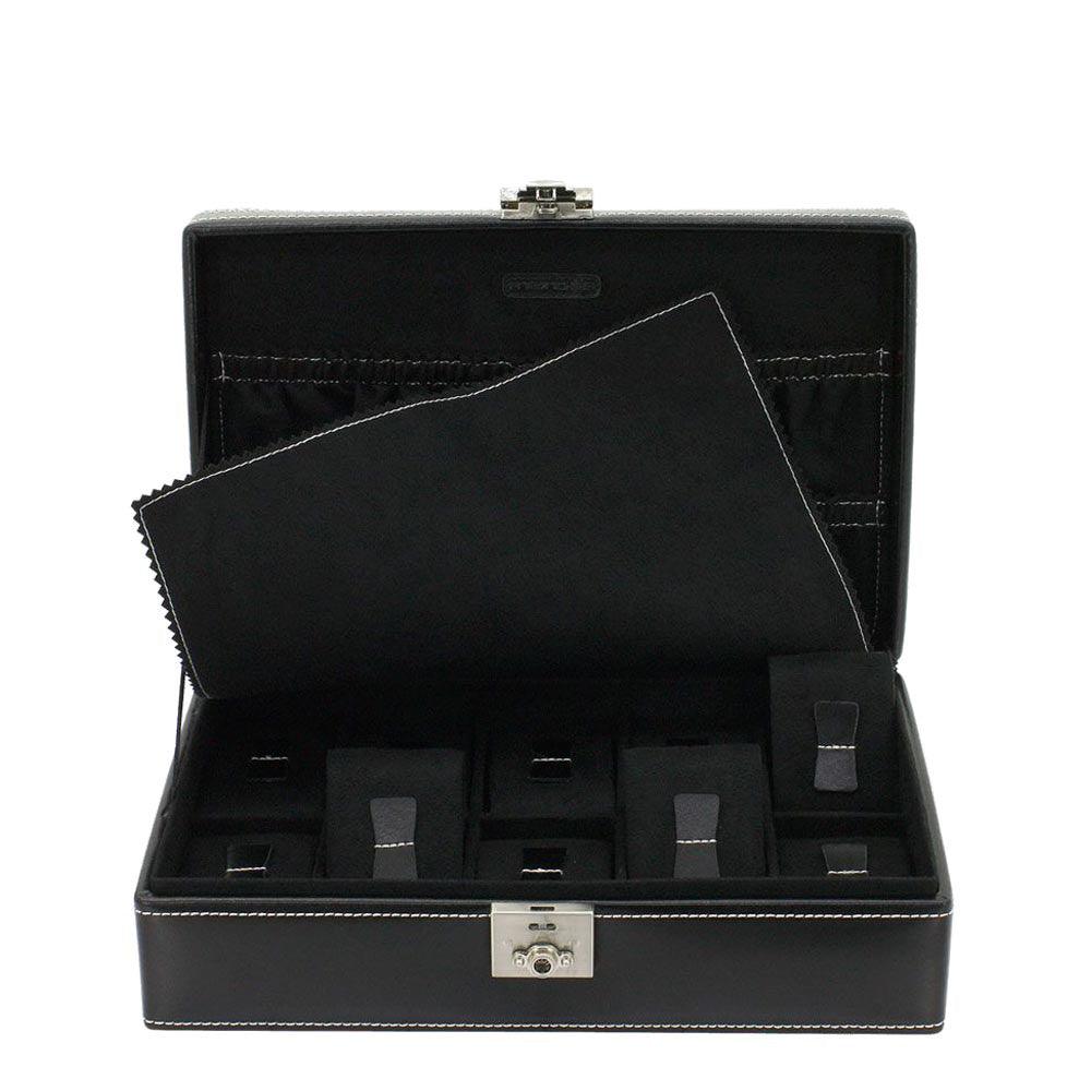 Cofanetto porta orologi Friedrich23 organizzata 10 posti Nero 26120-2 - Capodagli 1937