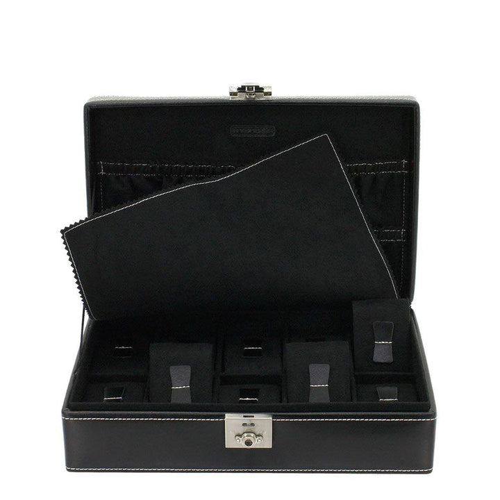 Cofanetto porta orologi Friedrich23 organizzata 10 posti Nero 26120-2 - Capodagli 1937