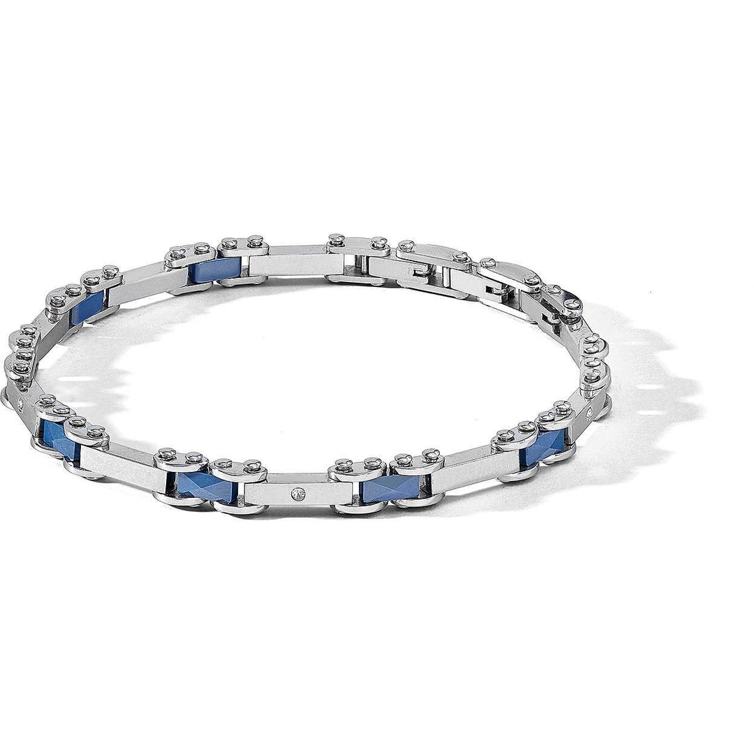 Comete bracciale Ceramic acciaio ceramica cubic zirconia UBR1091 - Capodagli 1937