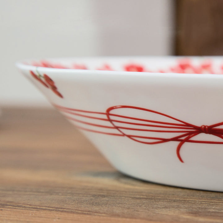 Tait ⁇  Bowl Fil Rouge Berries 32cm Porcelain Fine Porcelain 5-271