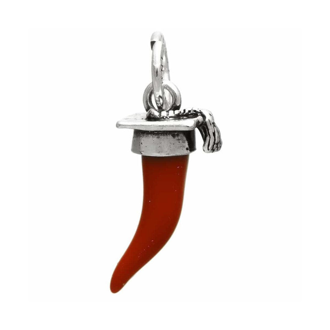 Giovanni Raspini charm Corno Rosso Laurea argento 925 10991 - Capodagli 1937