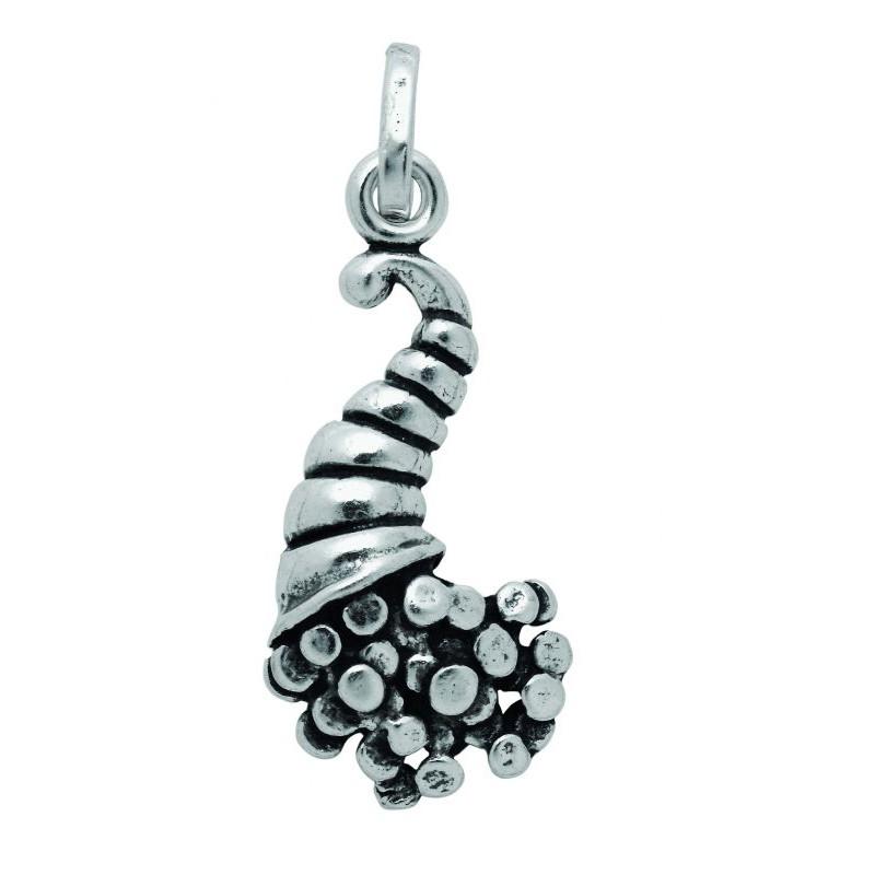 Giovanni Raspini ciondolo argento charm cornucopia 6202 - Gioielleria Capodagli
