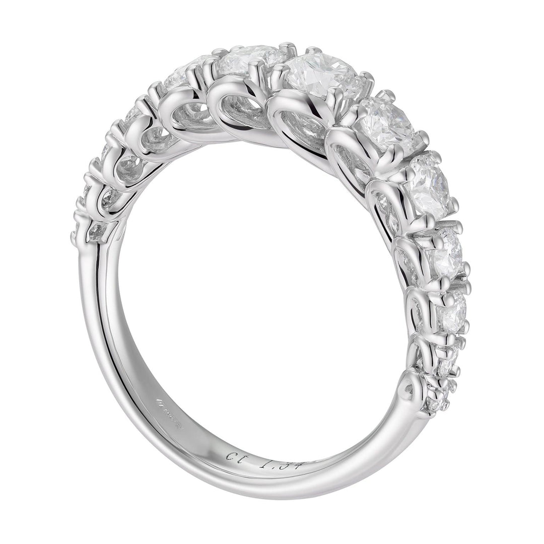 Golay Anello Eternity Riviera a Scalare Infinite Love - Capodagli 1937