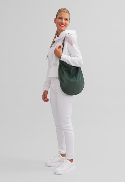 DuDu Женская сумка на плече из мягкой кожи, сумка Hobo с молнией, сумка для плеча с большим регулируемым объемом цвета