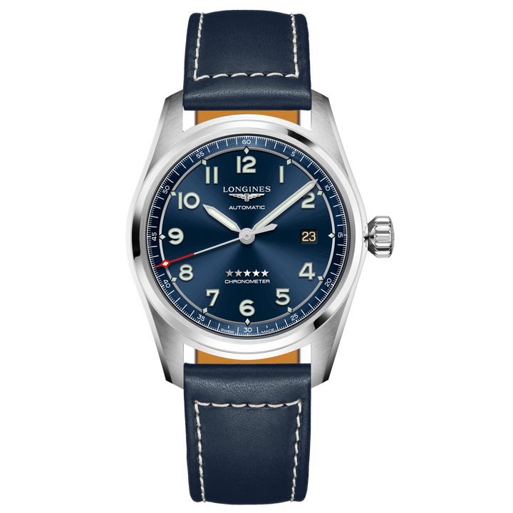 Часы Longines Spirit 40mm синяя сталь L3.810.4.93.0