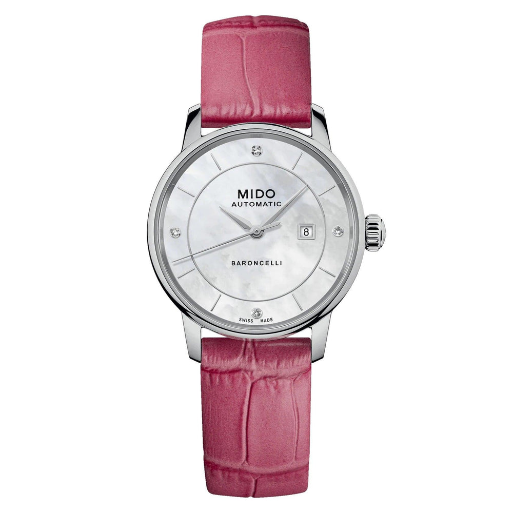 Mido orologio Baroncelli Signature Lady Colors Box Special Edition 30mm madreperla automatico acciaio M037.207.16.106.00 - Capodagli 1937