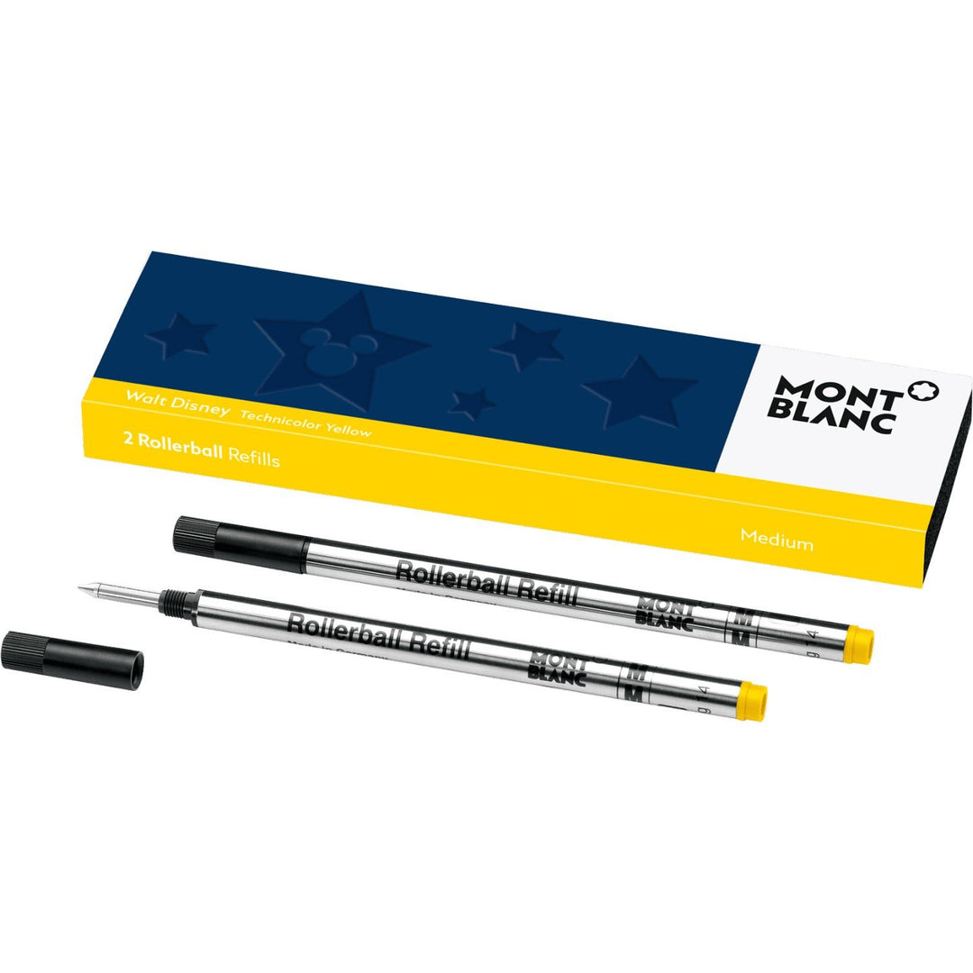 Montblanc 2 refill per rollerball (M) Great Characters Walt Disney Yellow ( giallo ) 119614 - Gioielleria Capodagli