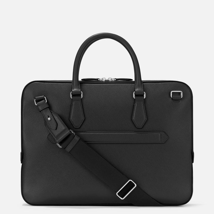 Montblanc borsa porta documenti sottile Montblanc Sartorial nero 130272 - Capodagli 1937
