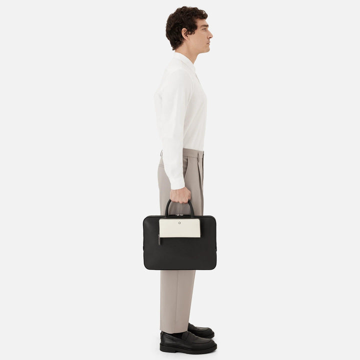 Montblanc borsa porta documenti sottile Montblanc Sartorial nero 130272 - Capodagli 1937