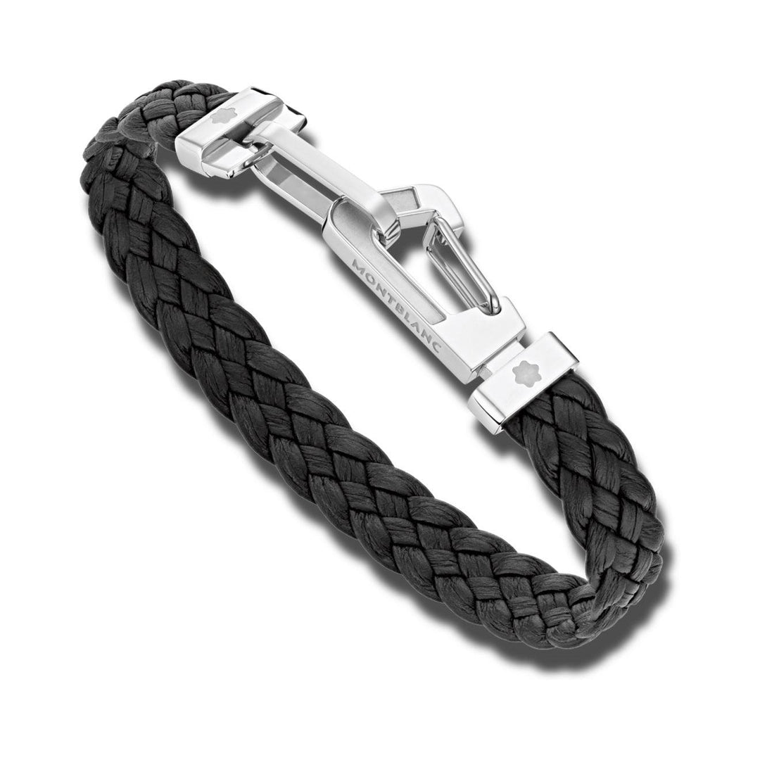 Montblanc bracciale Wrap Me pelle nero 126143-63 - Capodagli 1937