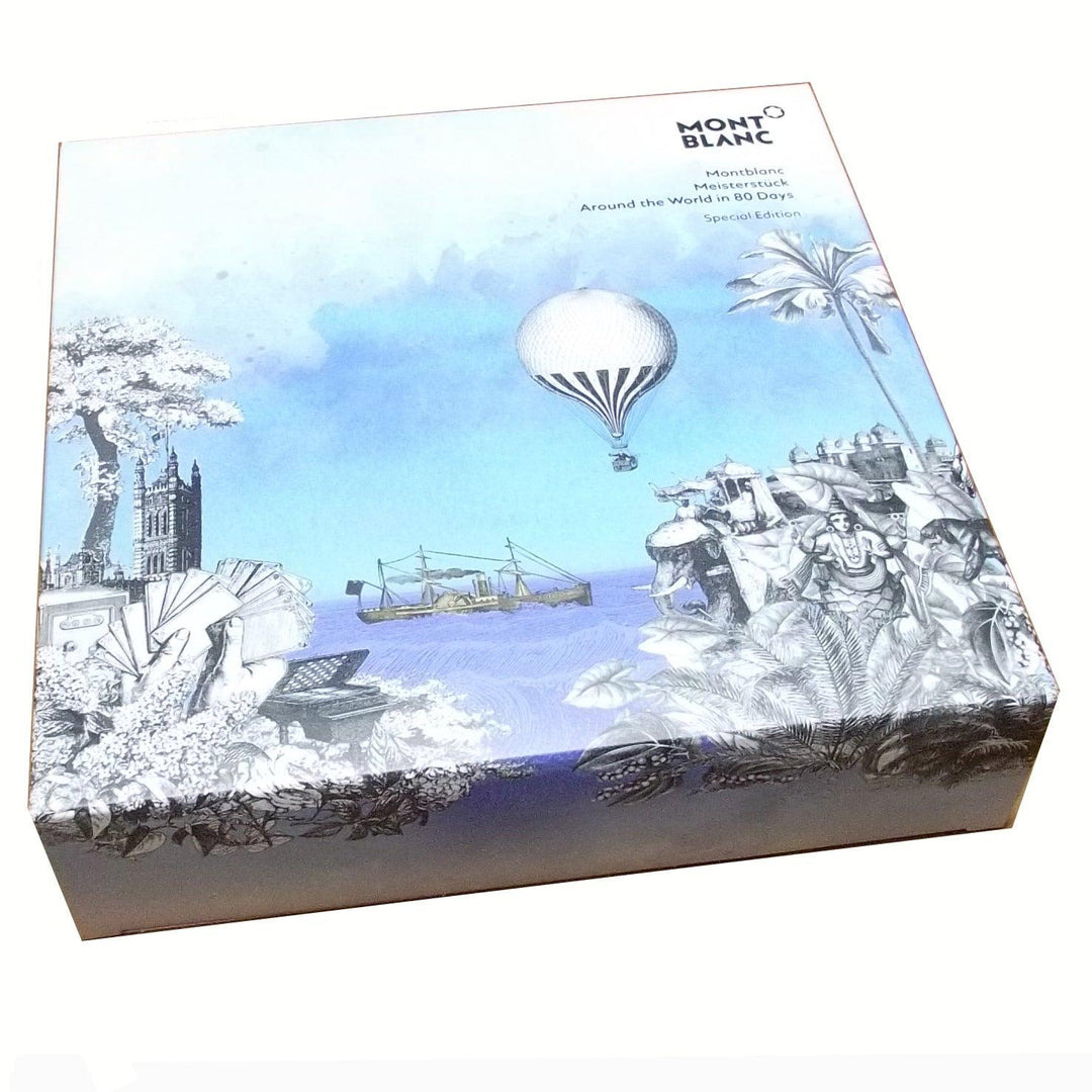 Montblanc penna a sfera Meisterstück Midsize Around the world in 80 days blu 126342 - Capodagli 1937