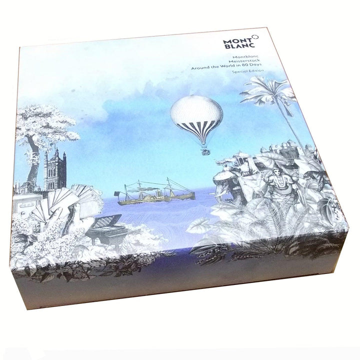 Montblanc penna a sfera Meisterstück Midsize Around the world in 80 days blu 126342 - Capodagli 1937