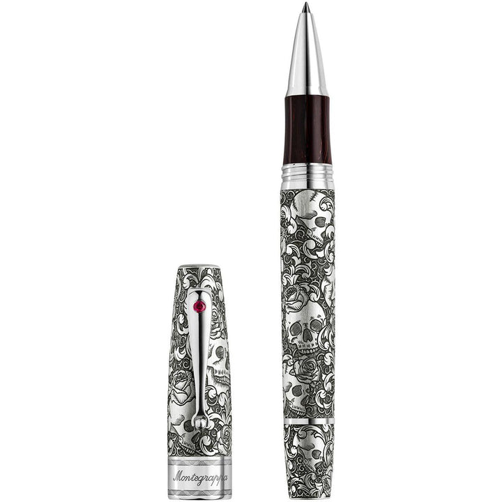 Montegrappa roller Skulls & Roses Extra La Rinascita limited edition ISSKNRSE - Capodagli 1937