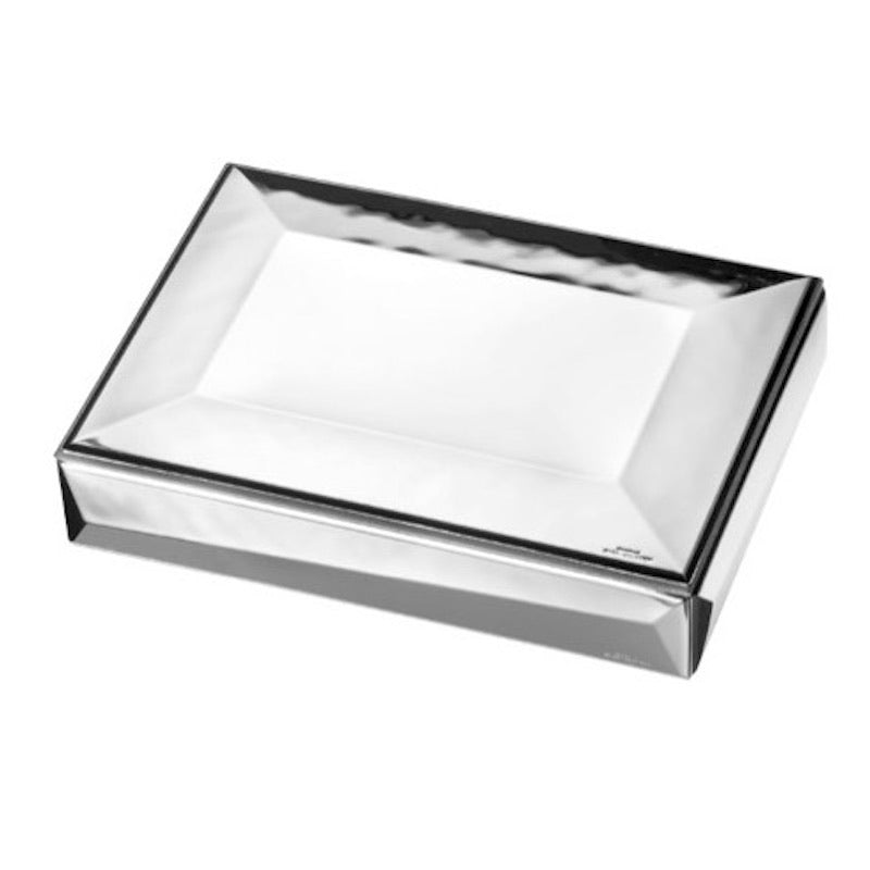 Коробка ювелирных изделий Коробка ювелирных изделий 13x18cm ламинированная Серебро W867