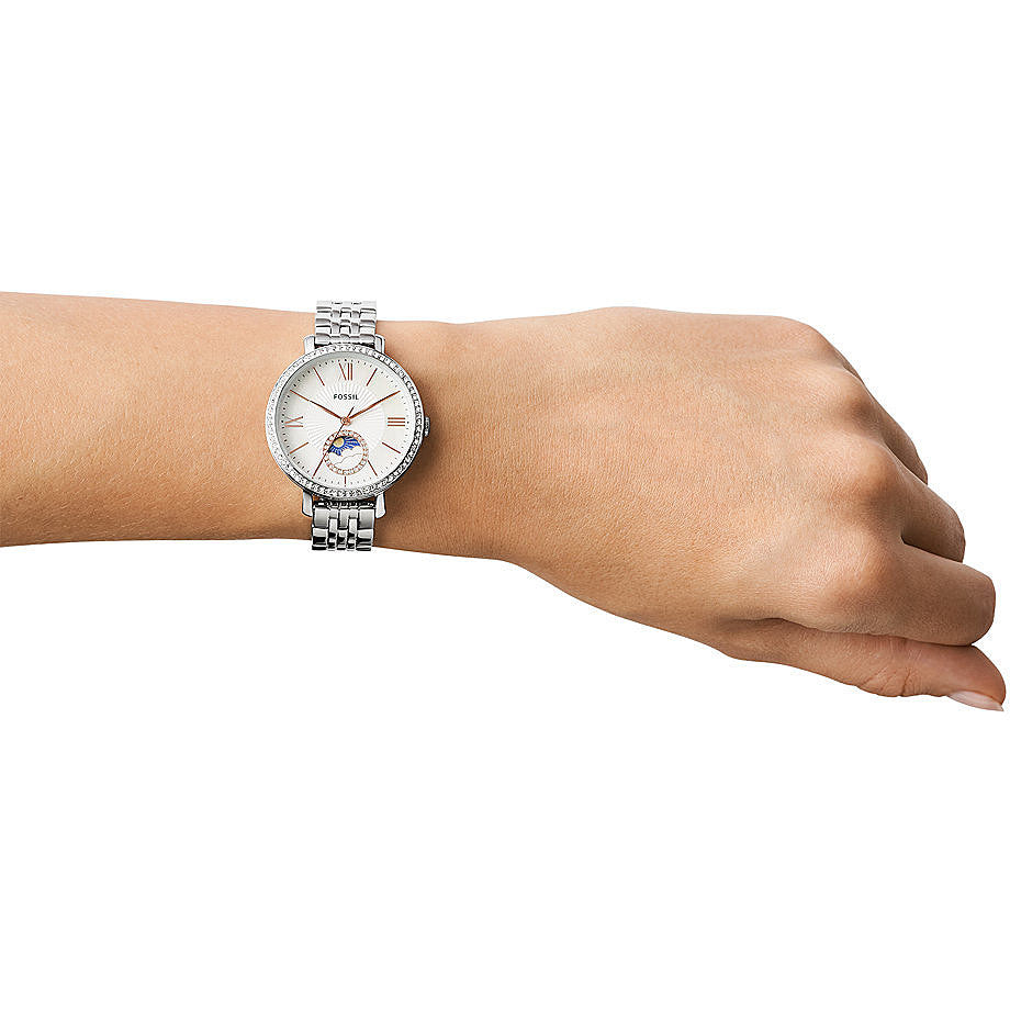 Женские часы Fossil 36mm Jacqueline Кварцевая сталь ES5164